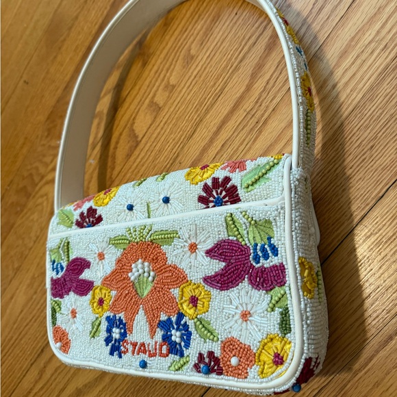 STAUD floral beaded Tommy bag - Picture 5 of 9